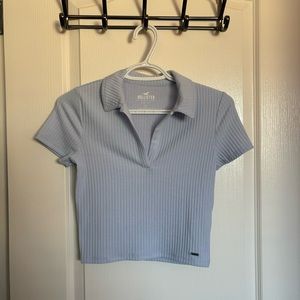 Hollister Cropped Polo T-Shirt